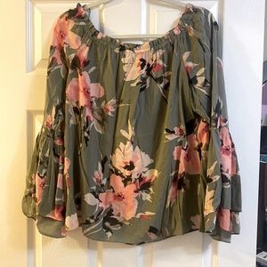 Off the Shoulder 3/4 length sleeved Blouse